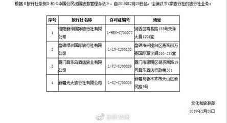 文化和旅游部強(qiáng)化出境游市場(chǎng)監(jiān)管，16家旅行社業(yè)務(wù)資質(zhì)被取消